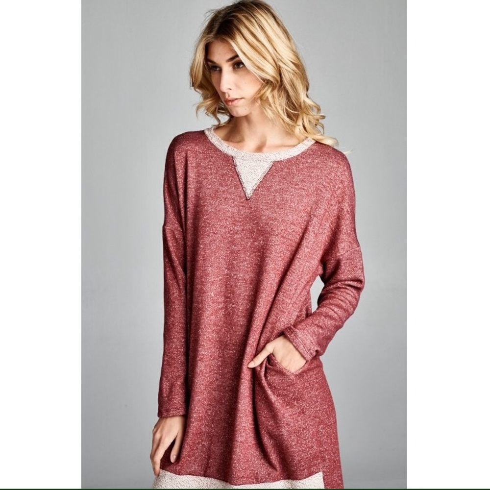 French Terry Knit Tunic
